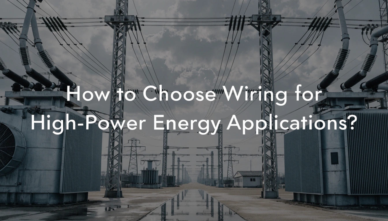 high-power-wiring-selection
